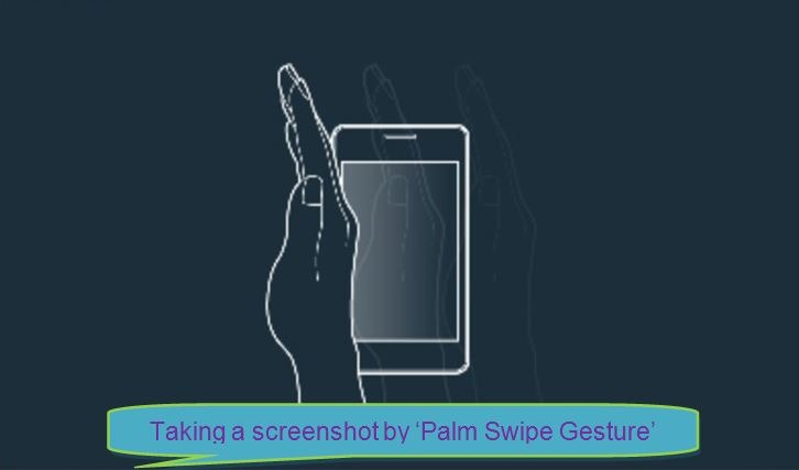Take a screenshot by Swipe Gesture 