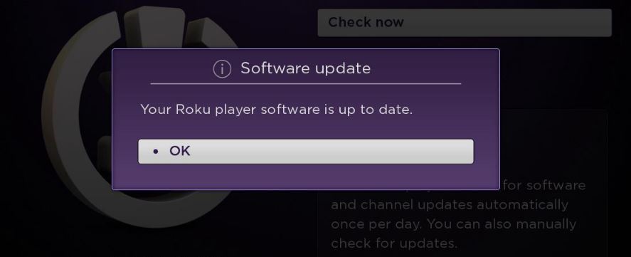 update Roku firmware