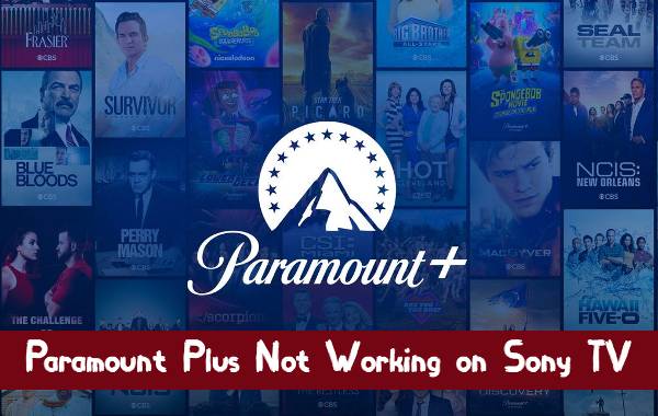 Paramount Plus Not Working on Sony TV