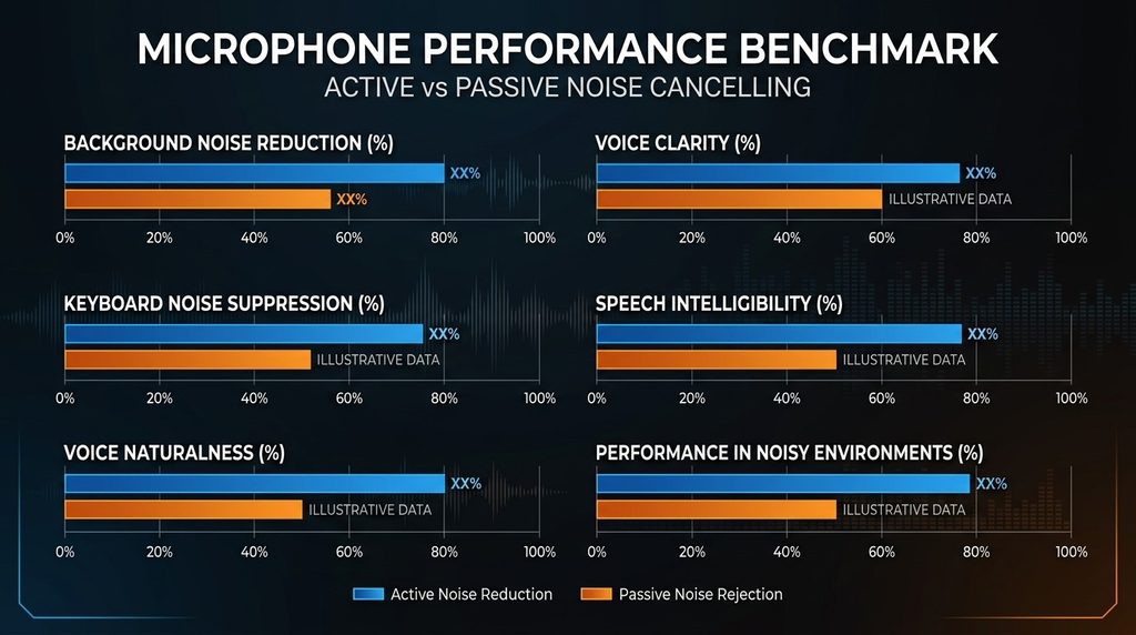 Active vs Passive Noise Cancelling Microphone