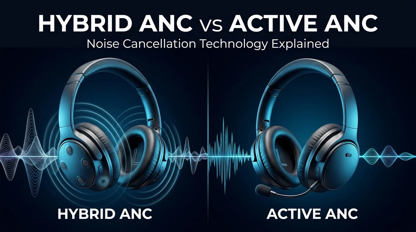 Hybrid ANC vs Active ANC Key Differences & Which Is Better