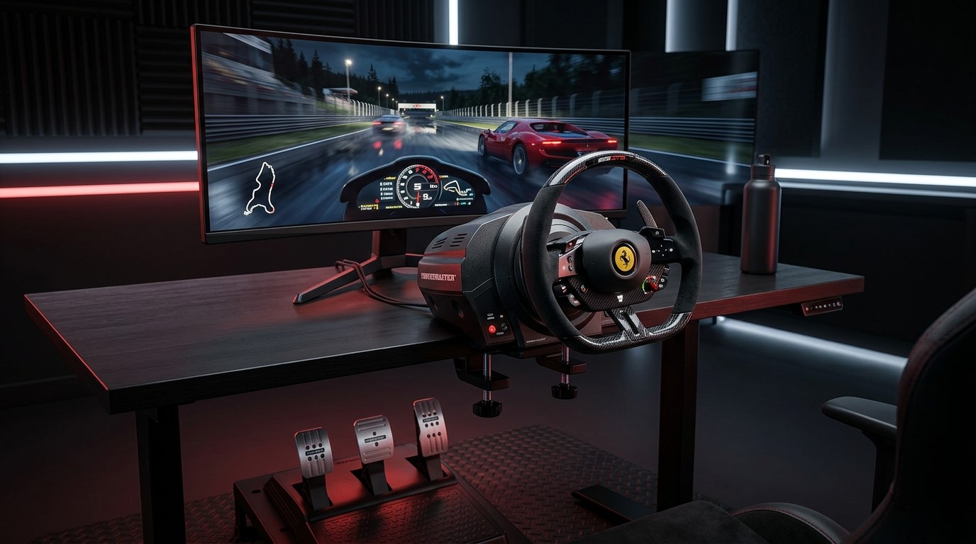 Thrustmaster T98 Ferrari 296 GTB Review: Best Racing Wheel
